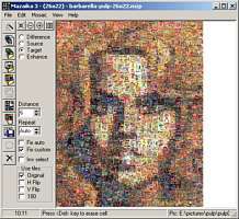 Mazaika - Image Mosaic Software.