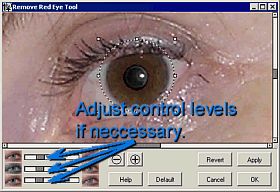 Remove Red Eye Tool - Complete.